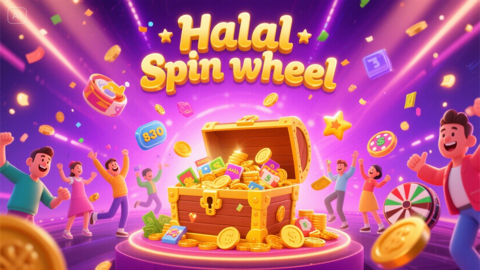 Halal Spin wheel پاکستان